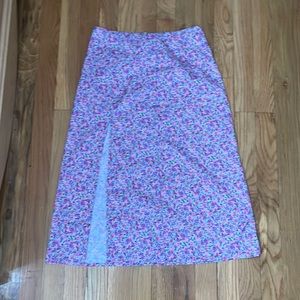 Pink and Purple floral skirt